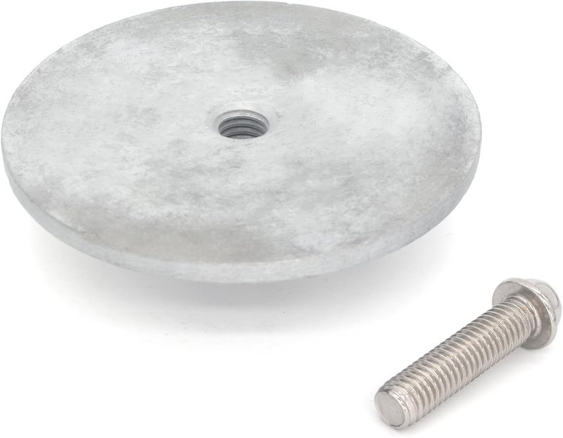 QUICKMARINE 76214Q5 Boat Motor Trim Tab Anode with Bolt for MerCruiser Alpha One Gen 2 & Bravo Stern Drives and Mercury Marine 35-300 HP Outboards replaces 97-76214Q5 97-76214T5 - Image 4